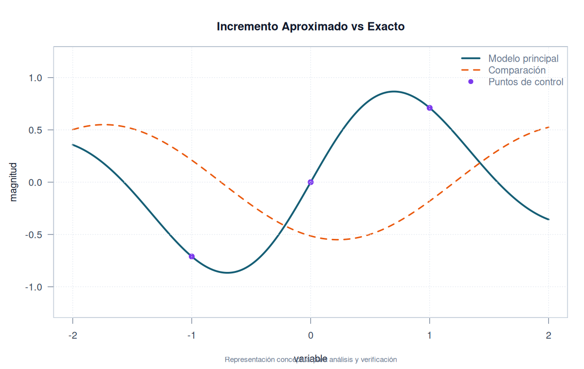 Incremento Aproximado Vs Exacto