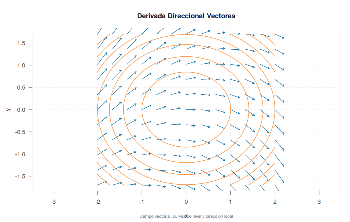 Derivada Direccional Vectores